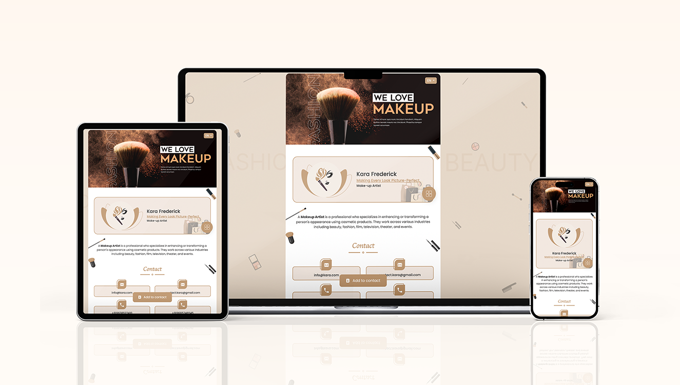 Make Up Artist mockup