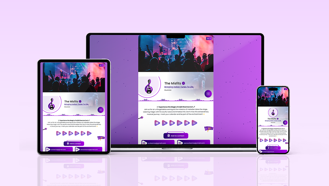 Musician mockup